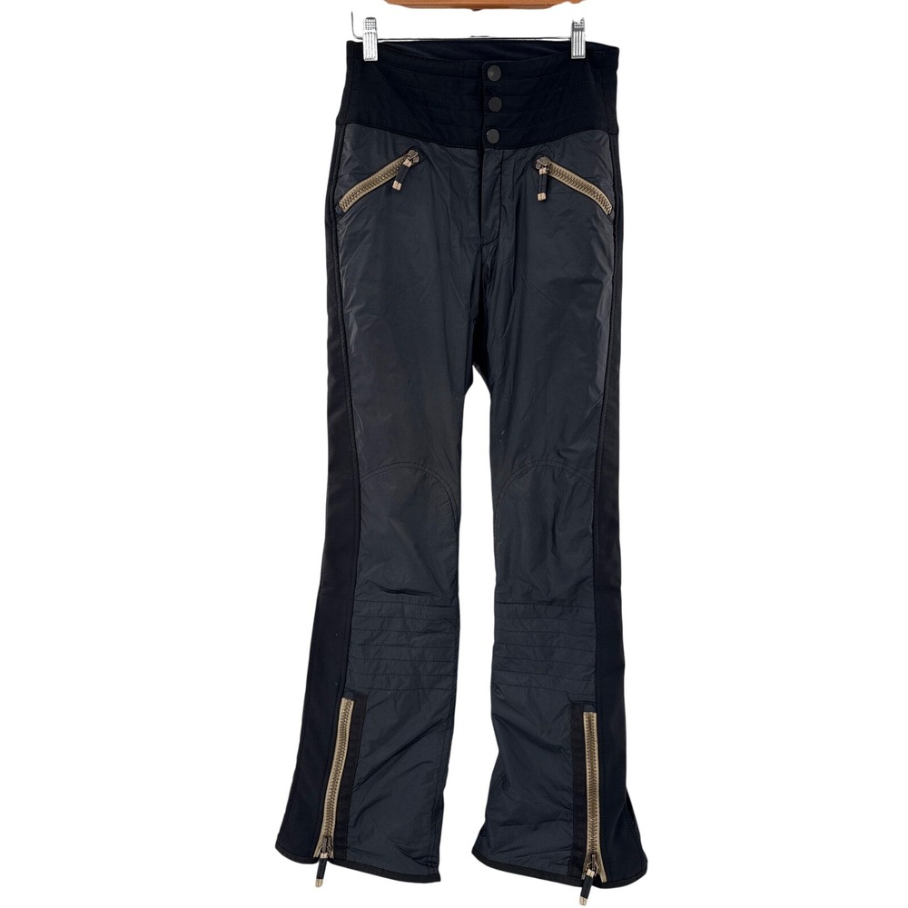 FrauenSchuh Black Ski Snowboard Pants‎ Womens Insulated Waterproof Pockets READ